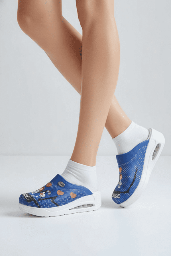 Saboti medicali ortopedici - AirMax Albastru - TinuteMedicale.ro