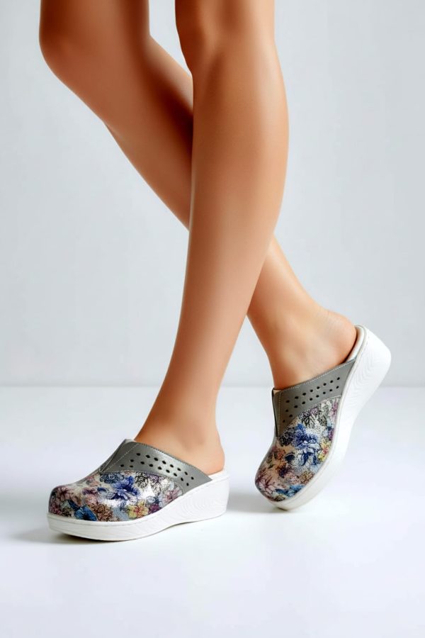 Saboti Medicali - Model Piele Multicolor - TinuteMedicale.ro