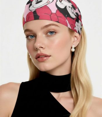 Boneta Cartoon Pink - TinuteMedicale.ro